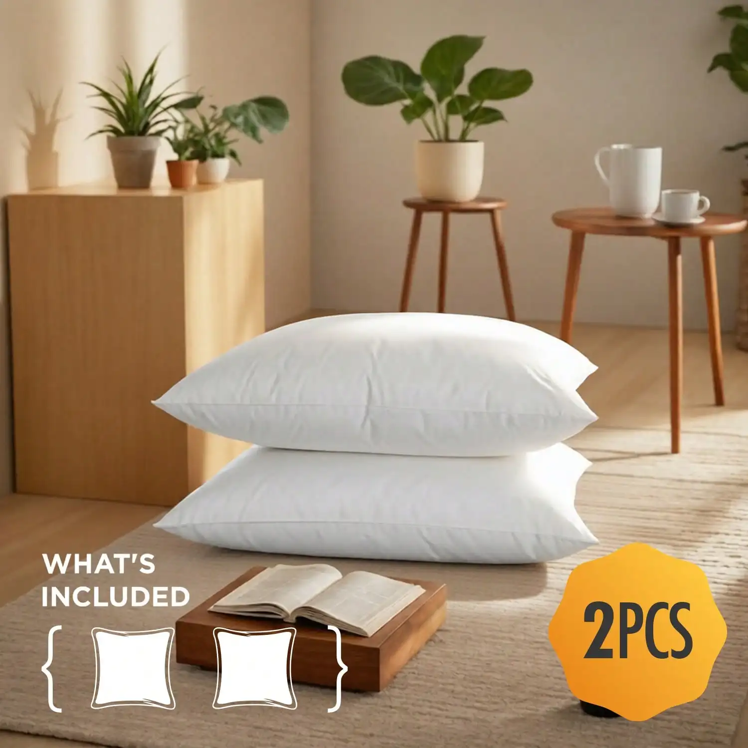 Pillow Insert 18X18 - Zestaw 2 i 4 sztuk –