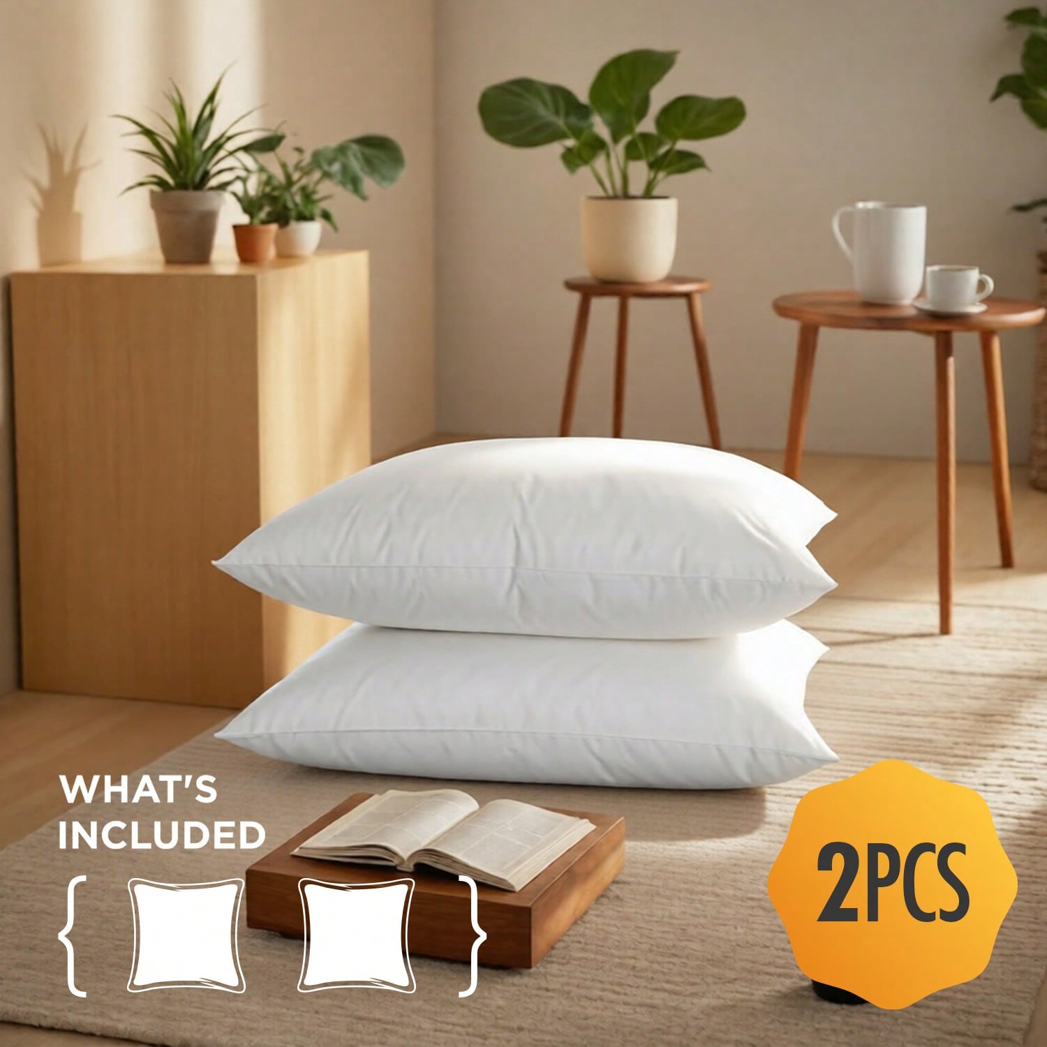 Pillow Insert 18X18 - Zestaw 2 i 4 sztuk –
