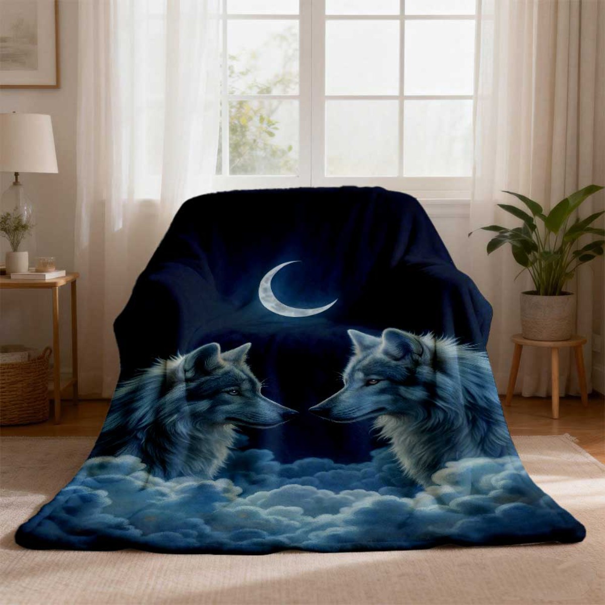 Koc flanelowy z motywem półksi – Home Textiles Face Towel recenzja i cena