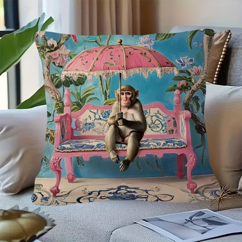 1 szt., Retro różowa poszewka  – Pillow Insert 18X18 recenzja i cena