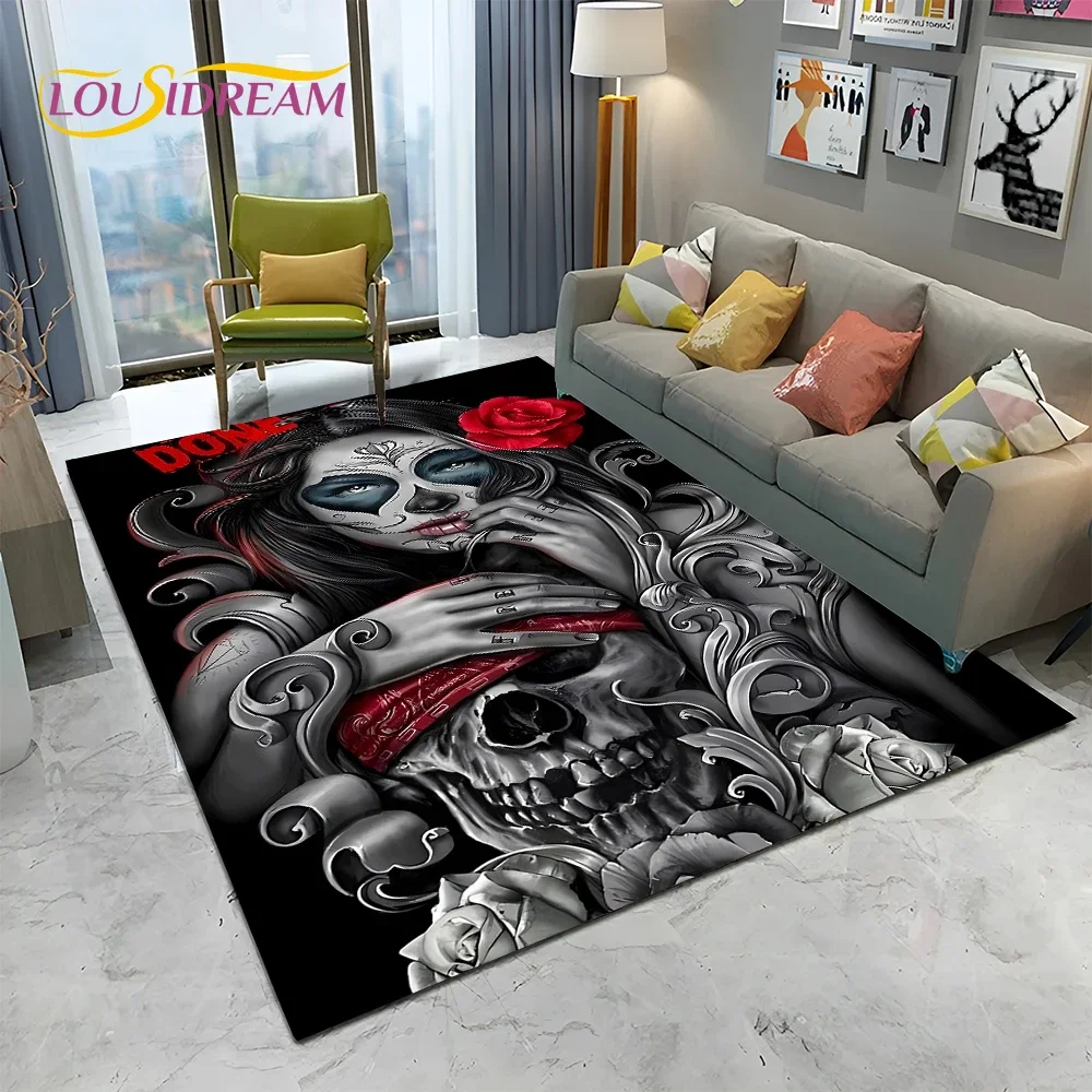 Dywan z motywem horroru, gotyk – Home Textiles Sale recenzja i cena
