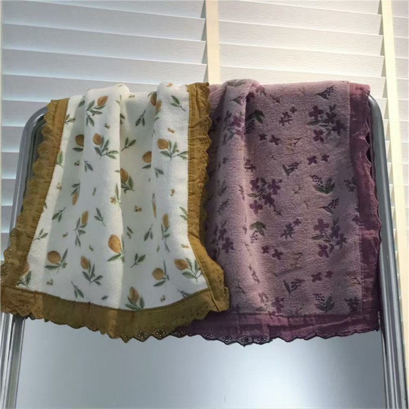 Ręcznik dla par z koronką w kw – Home Textiles Face Towel recenzja i cena