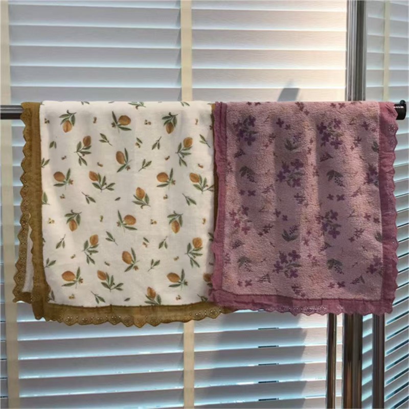 Ręcznik dla par z koronką w kw – Home Textiles Face Towel recenzja i cena