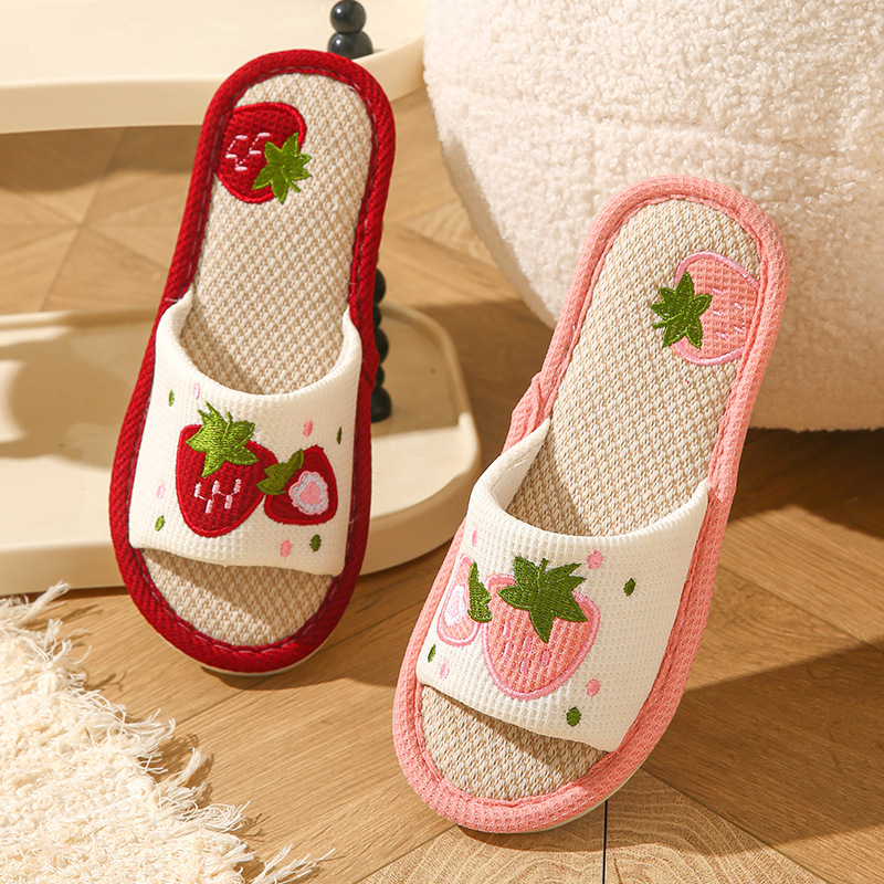 Damskie kapcie lniane w truska – Home Textile recenzja i cena
